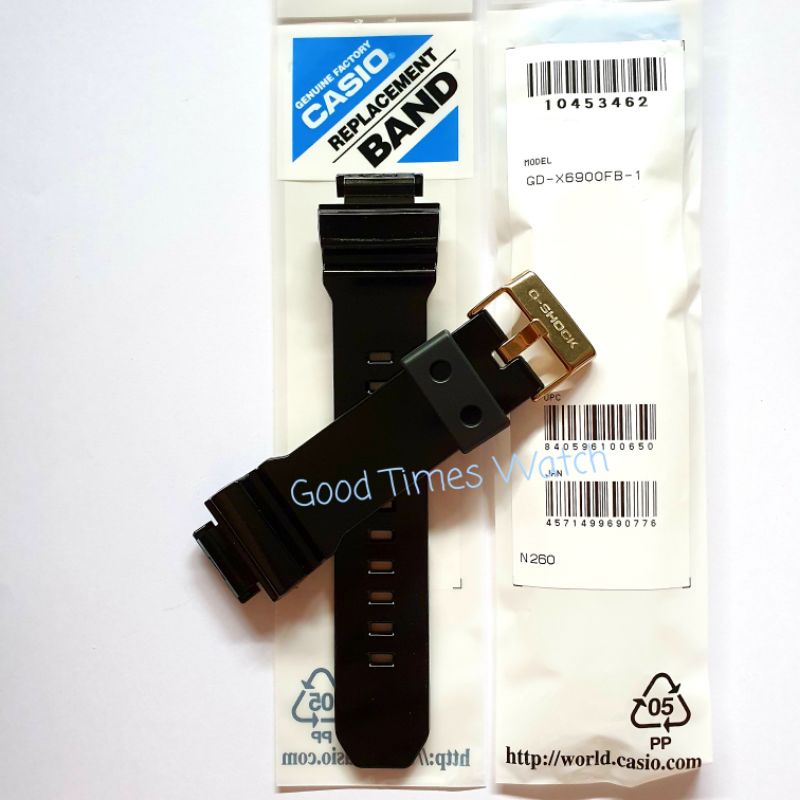 STRAP G-SHOCK GD-X6900FB-1 GD X6900FB GD X6900 Casio Original