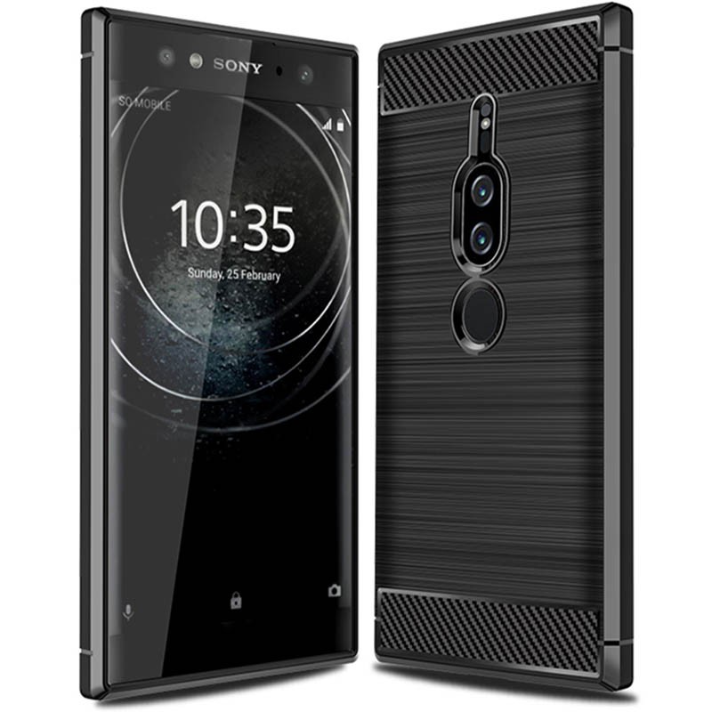 Casing Sony - Armor Carbon TPU Case Sony Xperia XZ2 Premium - Softcase