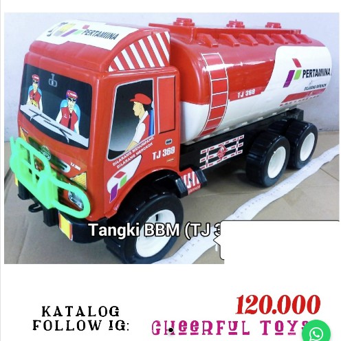 MAINAN TRUCK JUMBO TRUK TANGKI PERTAMINA BESAR TJ369