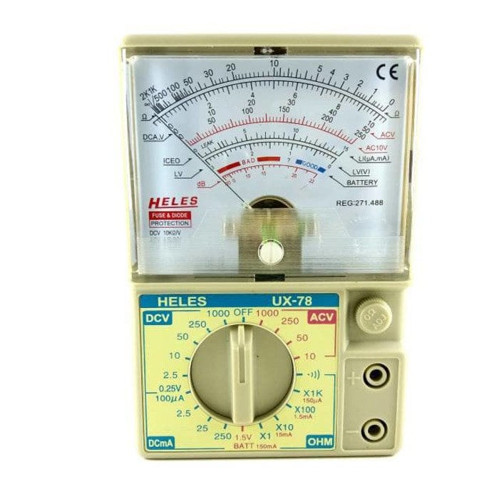 Multimeter Avometer analog Multitester tester heles UX-78 UX78