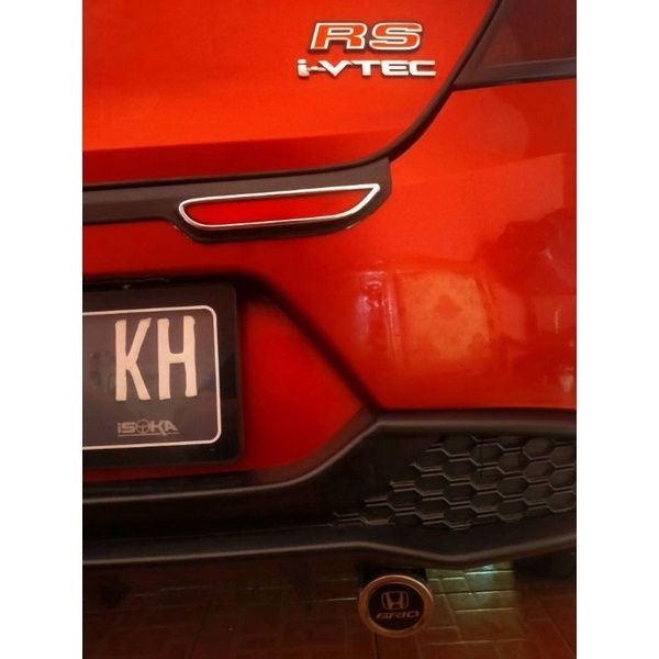 muffler buntut ujung cover knalpot mobil universal tailpipe honda brio hitam black CORONG BAWAH