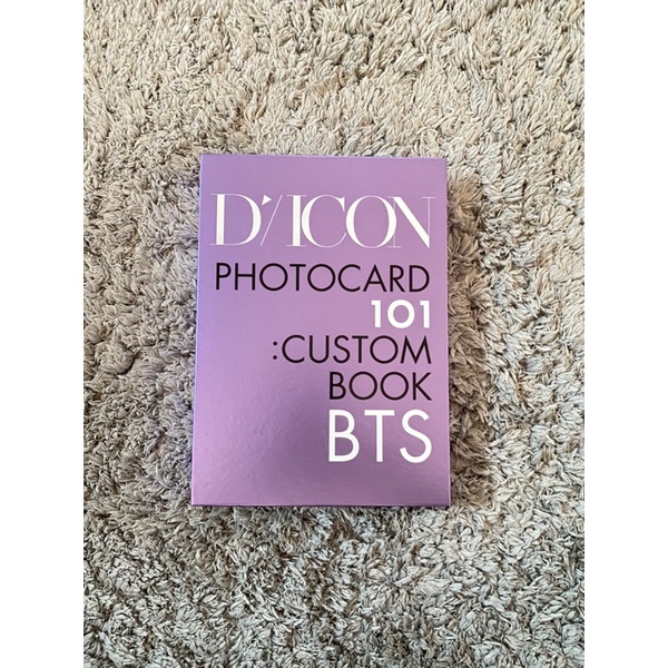 READY OPEN SHARING DICON PHOTOCARD 101 : CUSTOM BOOK BTS  / BINDER DICON BTS