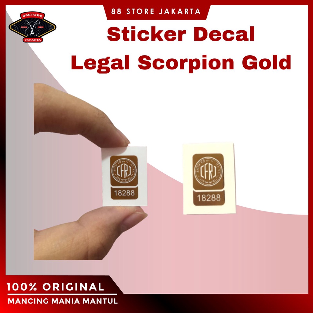 sticker decal shimano scorpion