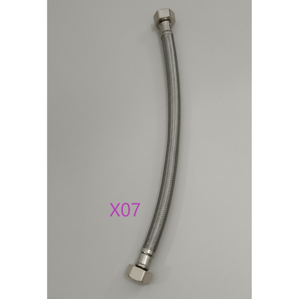 Selang Fleksibel Anyam 30 Cm Stainless- Flexible Hose 30cm Selang Air Wastafel Closet X07