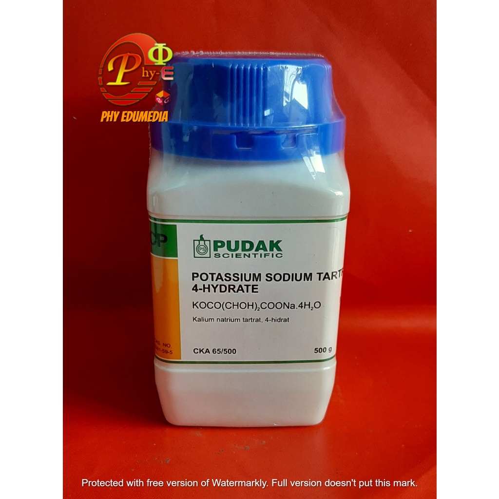 Potassium Sodium Tartrate / Kalium Natrium Tartrat Tetrahydrate PUDAK Ecer Per 10 Gram