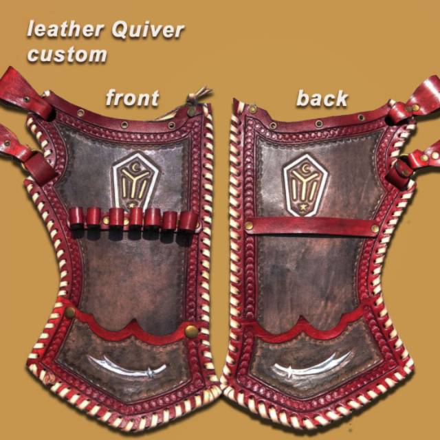 Quiver anak panah kulit