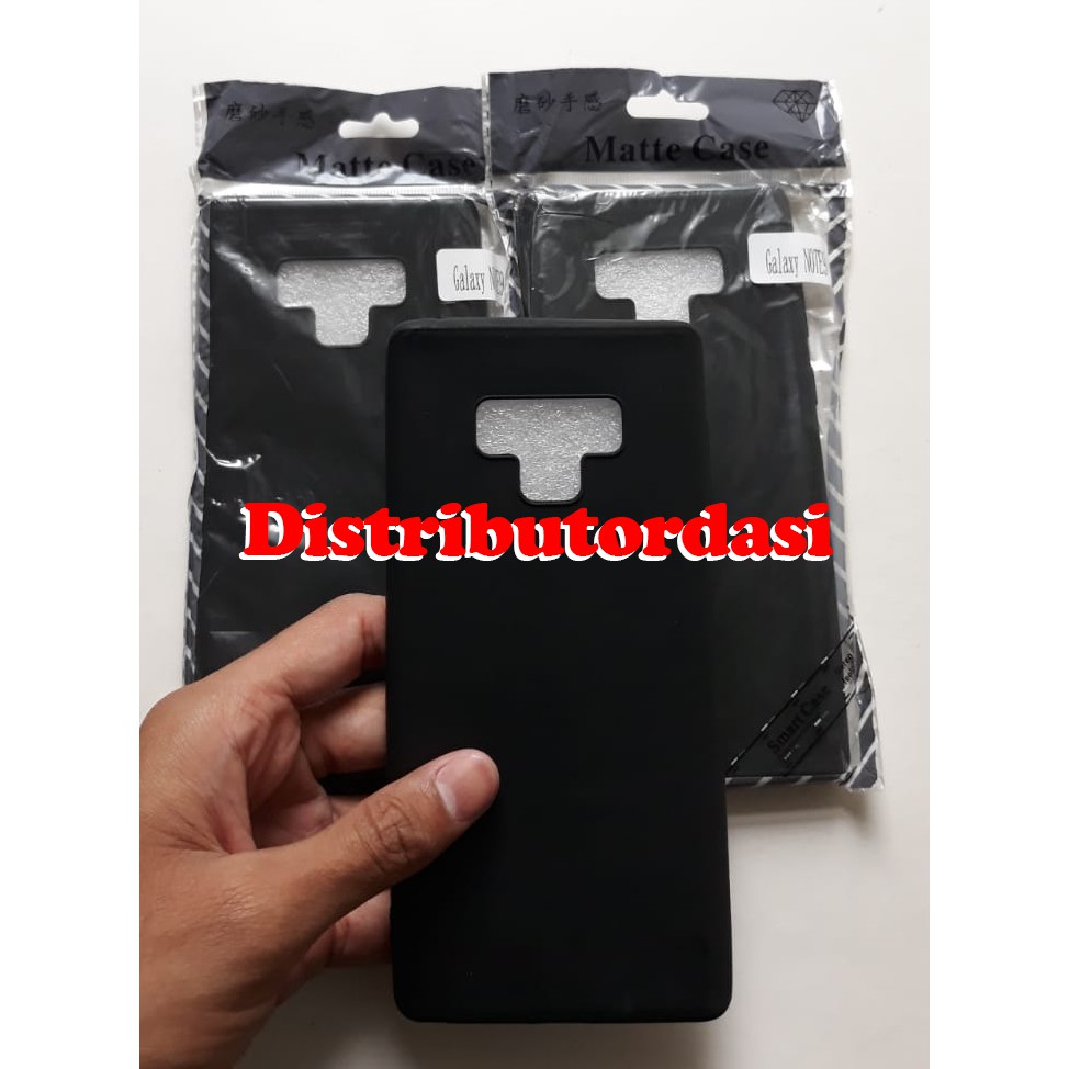 SOFTCASE CASE TPU SILIKON CASING KONDOM blackmatte case Samsung Note 9 ready stok grosir