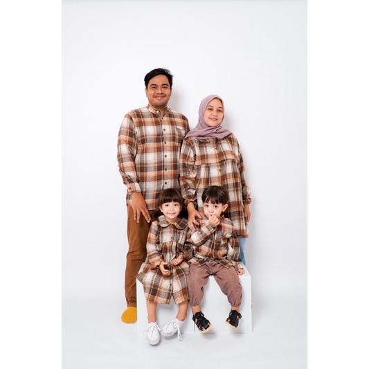NOAH & ALEA FAMILY SET / BAJU COUPLE / KEMEJA FLANEL / TUNIK / DRESS ANAK / SETELAN ANAK / COUPLE