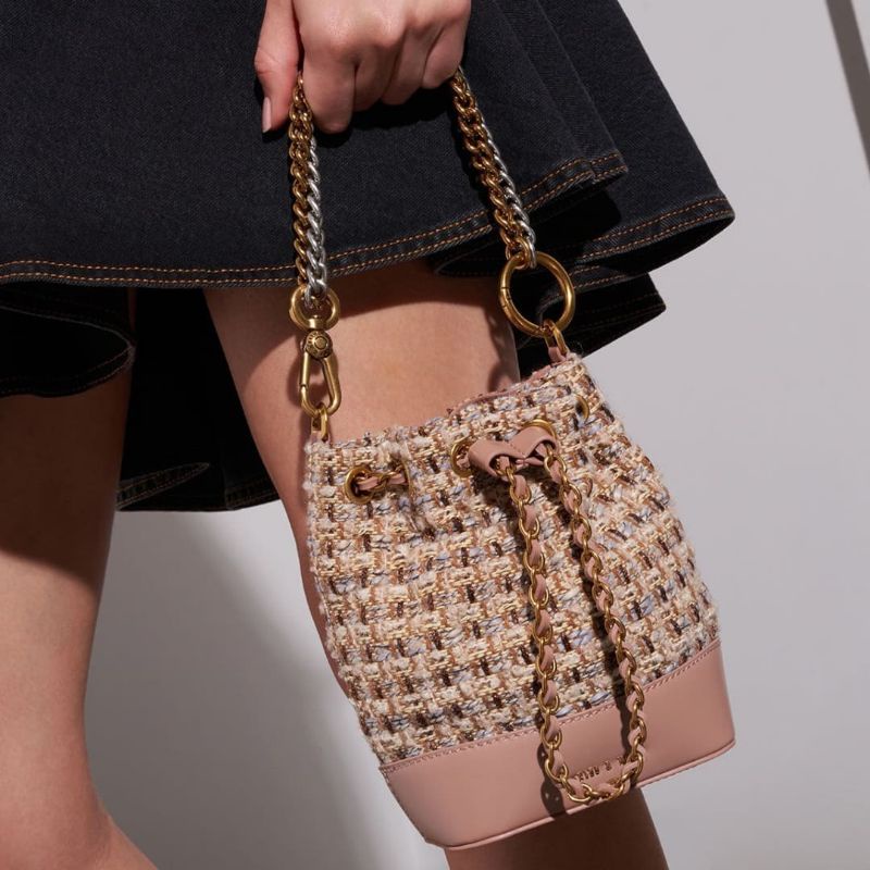 12.12 SALE | CK Dancer Chunky Chain Bucket Bag