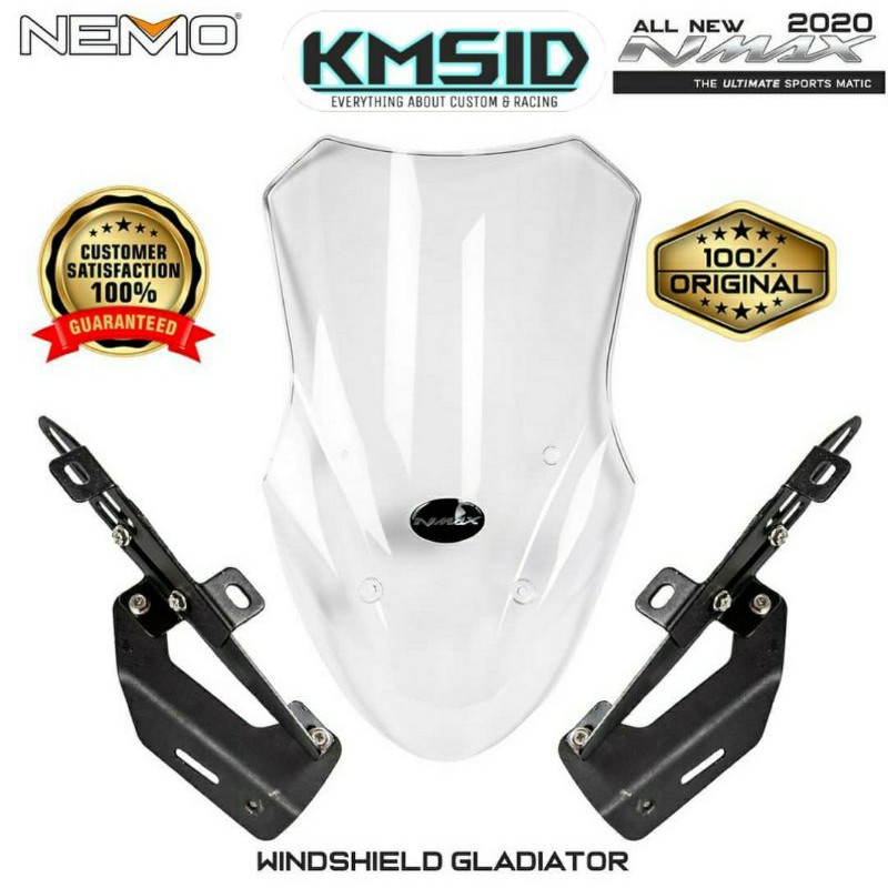 Windshield Nemo Tipe Gladiator All New Nmax 155