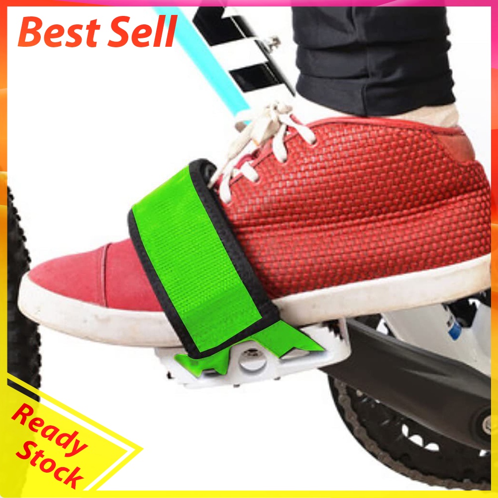 Nylon Bike Fixed Gear Pedal Strap Anti-slip Bicycle Extended Foot Straps