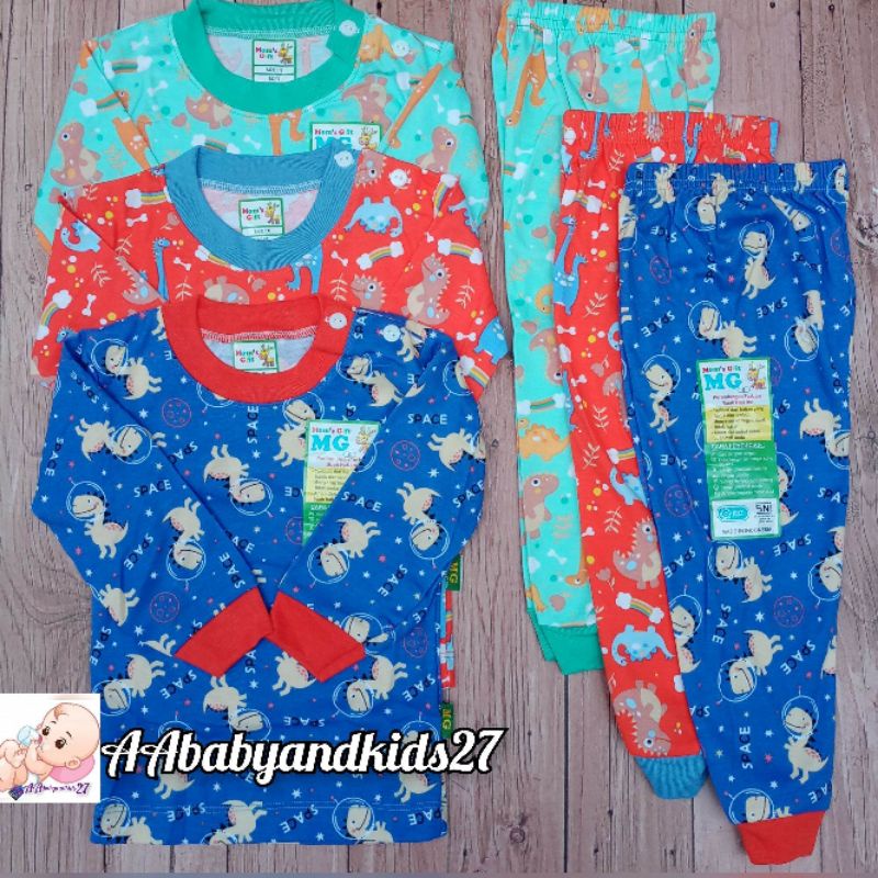 DAPAT 3 SETEL!!! Setelan Mom's Gift Baju Panjang Kancing Bahu Celana Panjang Ukuran S M L XL SNI