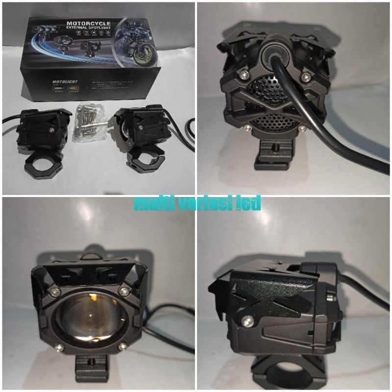 MOTOLIGHT OTCO lampu LED sorot new model 2warna super bright motor&mobil hargaper-1pcs