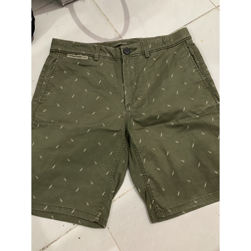 mango man casual celana pendek short men cowo preloved size 32