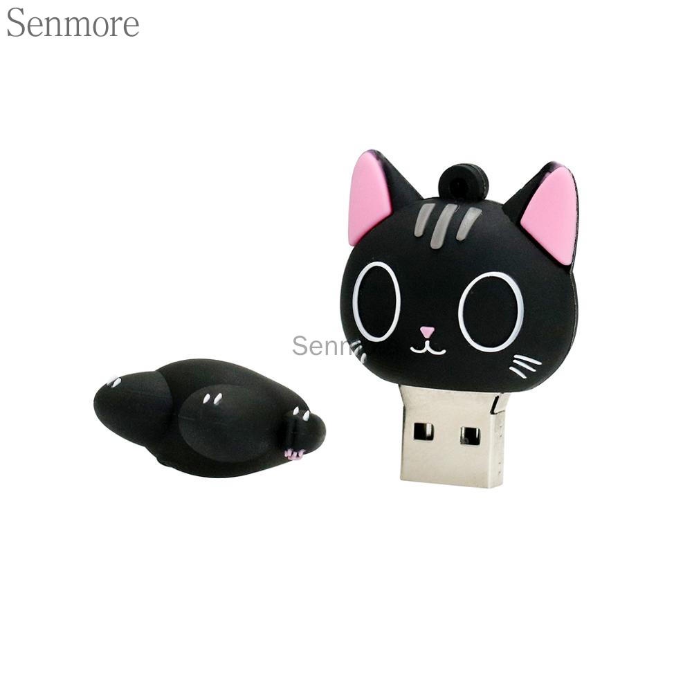 Flashdisk Usb 2.0gb 128gb / 8GB / 16GB / 32GB / 64GB / 1TB / 2TB Bentuk Kartun Telinga Kucing Pink