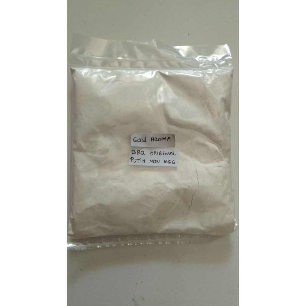 

Bumbu Tabur BBQ original non MSG (Putih) 1 kilogram,Bubuk Tabur Rasa BBQ ori non MSG 1 kg Halal
