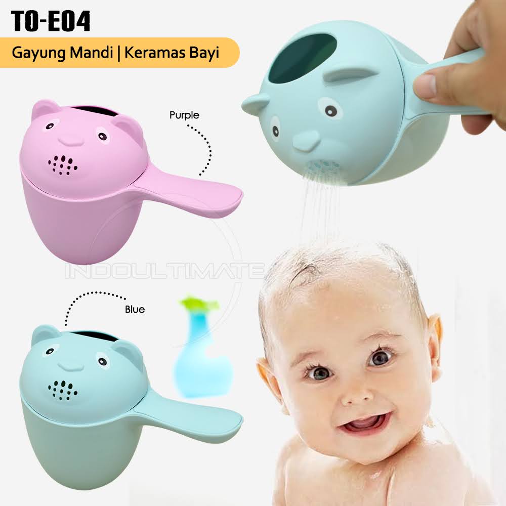 1Pcs Gayung Mandi Anak Bayi Balita TO-E04 Baby Shower Cup Karakter Lucu Gayung Air Karakter Lucu