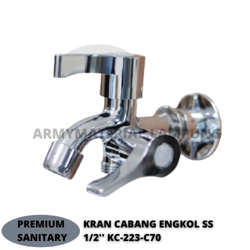 JUAL KRAN AIR CABANG ENGKOL SS 1/2'' KC-223-C70 ORIGINAL PREMIUM / KRAN AIR TERBARU / KRAN AIR TERMU