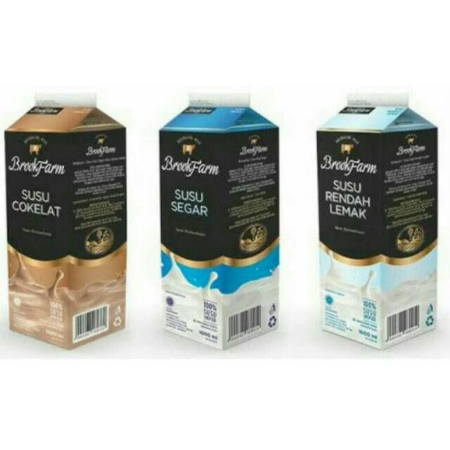 

Susu Fresh Milk Brookfarm 1 lt / Freshmilk Brookfarm