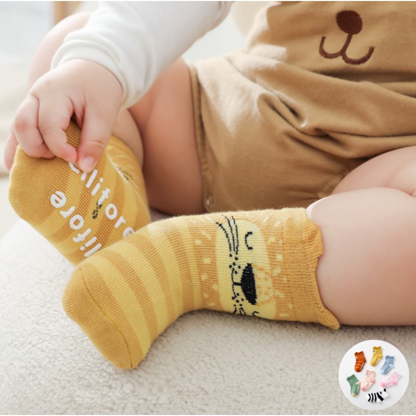 NEW Kaos kaki bayi / anak import premium motif animal