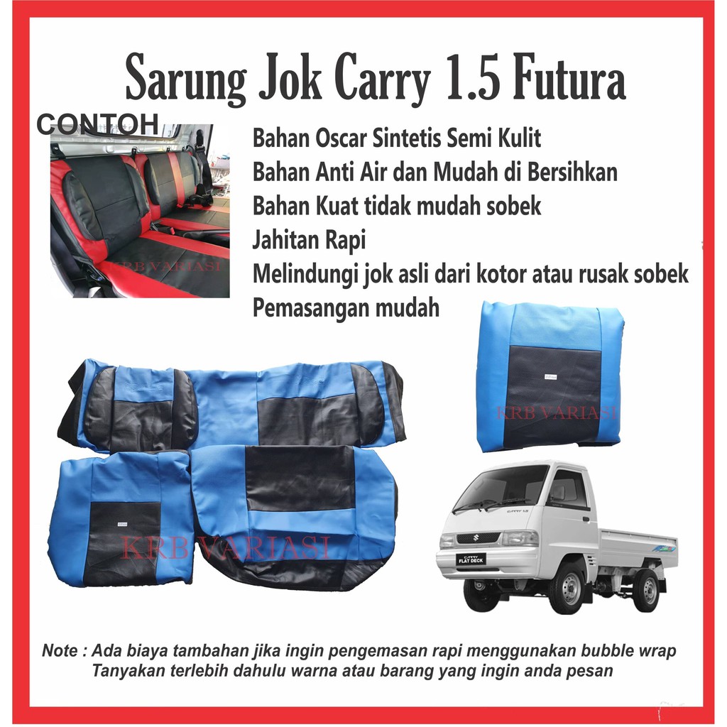 SARUNG JOK MOBIL SUZUKI / FUTURA PICK UP Sarung Mobil Cover Jok / SARUNG JOK MOBIL  Futura / Sarung 