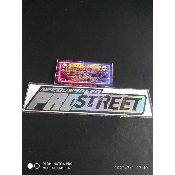 stiker Cutting Sponsor serba bahan Hologram, stiker cutting motor mobil