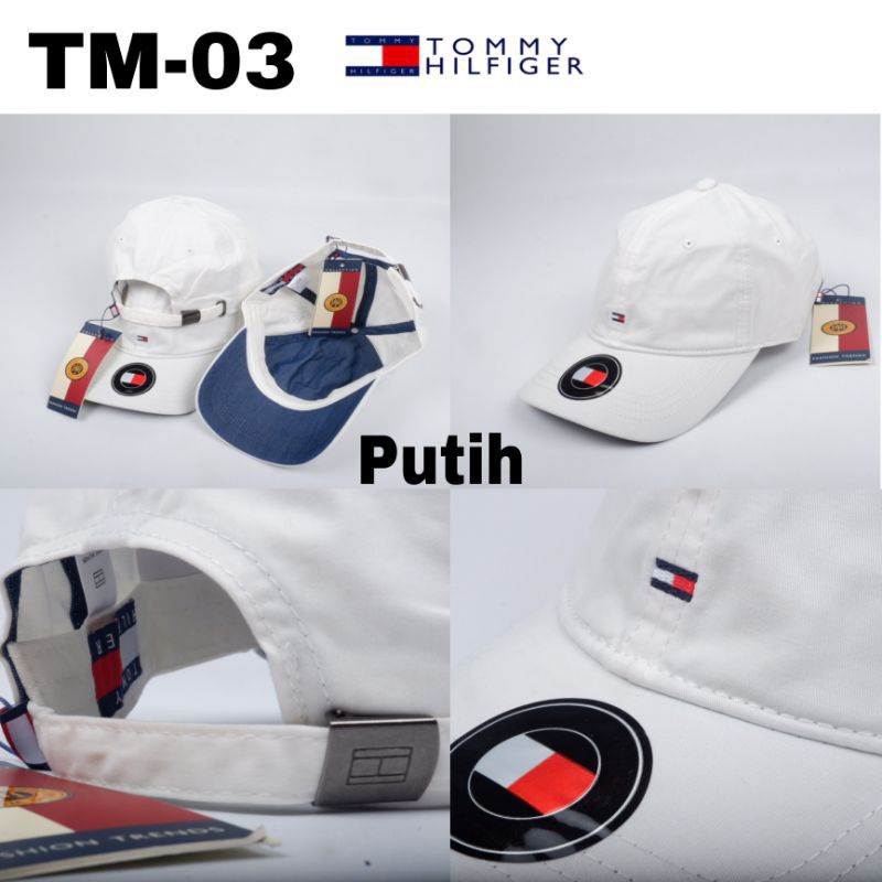 TOPI IMPORT PRIA WANITA TOMMY HILFIGER 100% BAHAN CATTON PRE