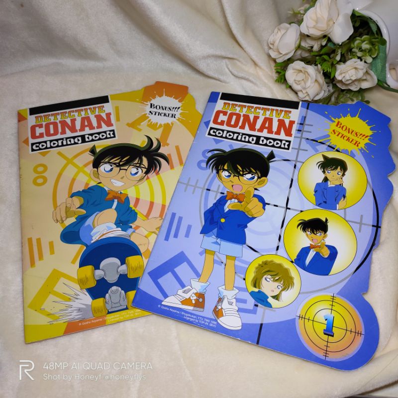 

Buku Mewarnai Detective Conan (1 set isi 2 buku) Preloved