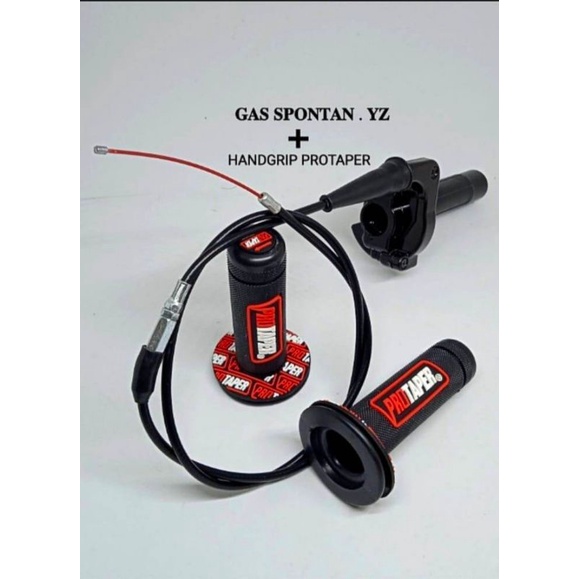 GAS SPONTAN YZ PLUS HANDGRIP PROTAPER UNIVERSAL MOTOR BEBEK VEGA JUPITER SATRIA KLX VORCE ONE DLL