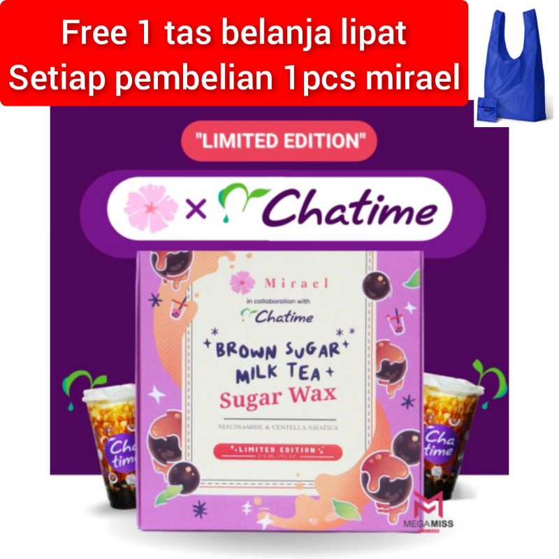 Jual MIRAEL X CHATIME LIMITED EDITION SUGAR WAXING KIT BROWN SUGAR MILK