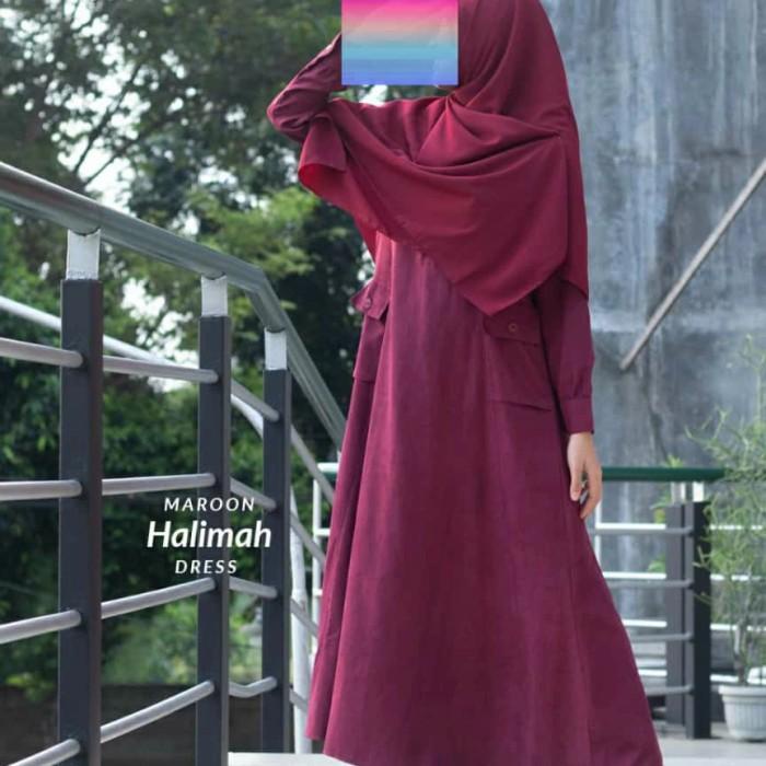 Halimah dress/gamis cordoray by Elmina hijab