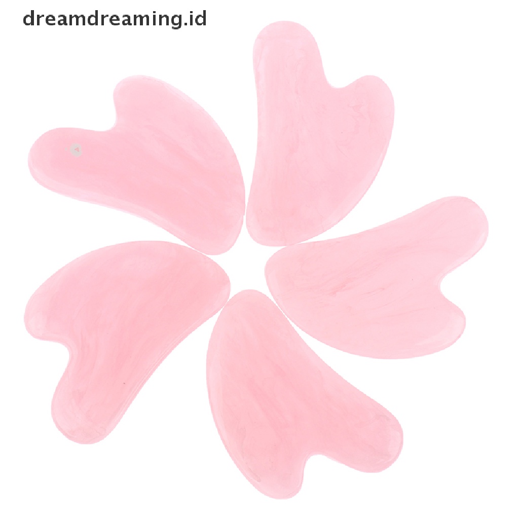 Dreamdreaming.id 1pc Alat Pijat Gua Sha / Akupuntur Wajah