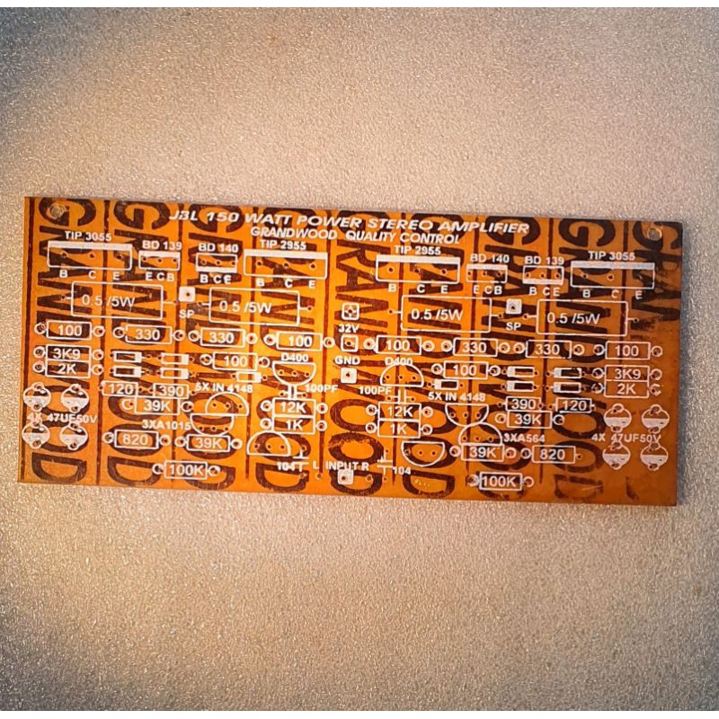 PCB SOCL Stereo power Amplifier