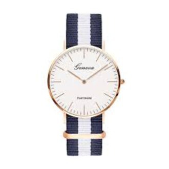 MOGYMOGY J102 Jam Tangan Wanita Kanvas Jam Analog Canvas Unisex Watch