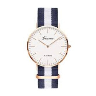 MOGYMOGY J102 Jam Tangan Wanita Kanvas Jam Analog Canvas Unisex Watch