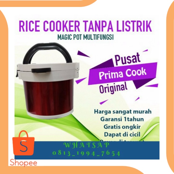 Dijual Rice Cooker Tanpa Listrik Prima Cook Original-Magic Pot sparepart 20J2 Murah