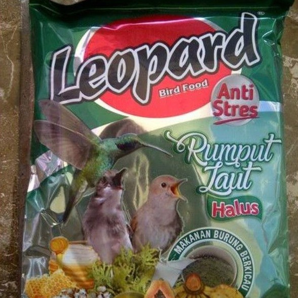 Voer Leopard Hijau/Kuning pakan burung leopard untuk burung kicauan