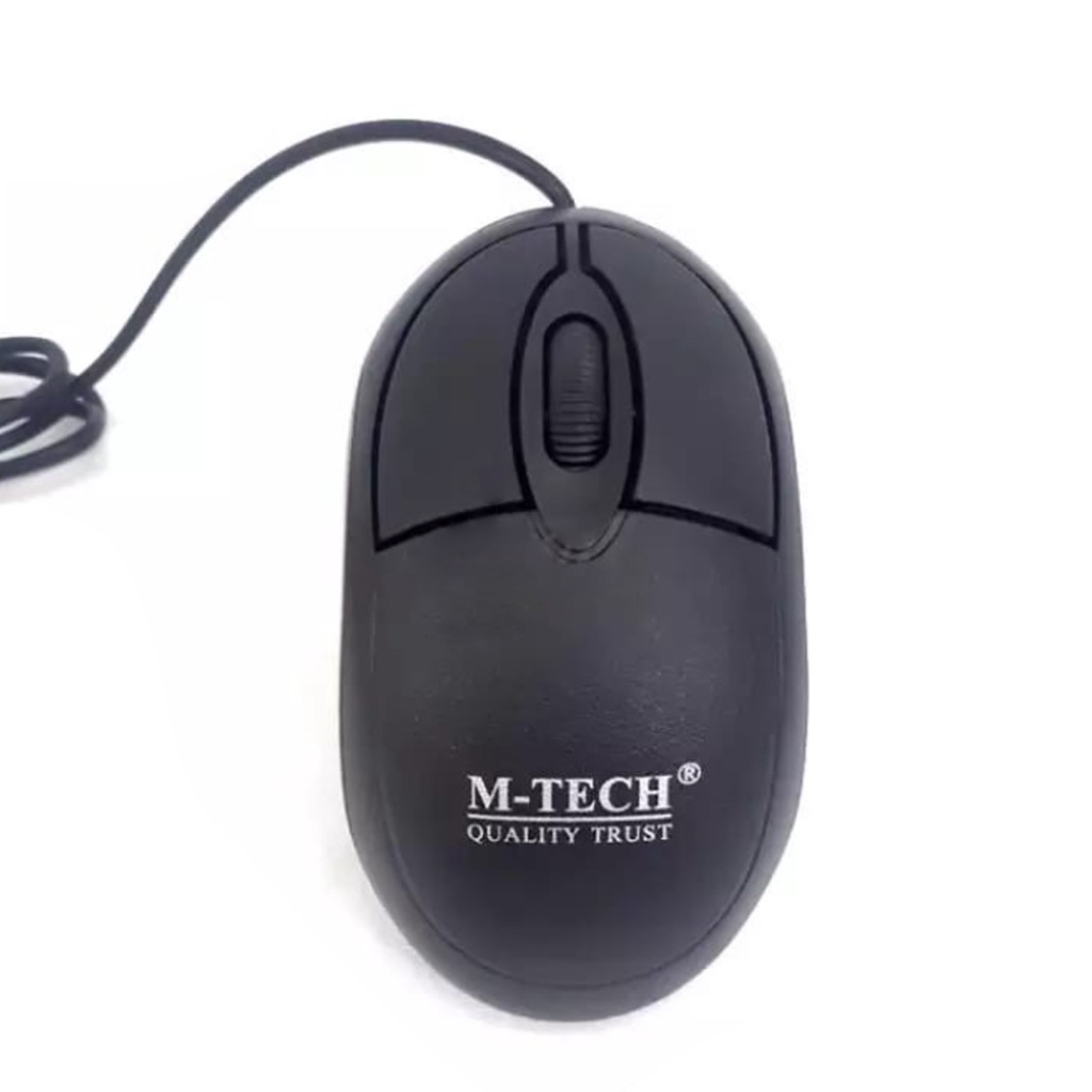 Mouse USB Kabel Standar Hitam M-Tech