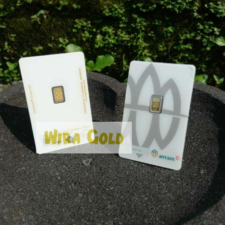 Emas ANTAM 0,5 gram Certicard