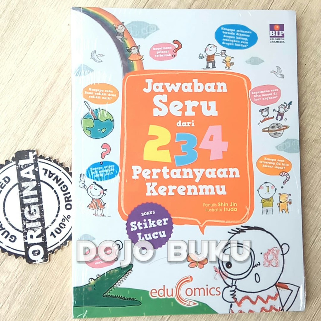 Jawaban Seru dari 234 Pertanyaan Kerenmu - Bonus Sticker Lucu