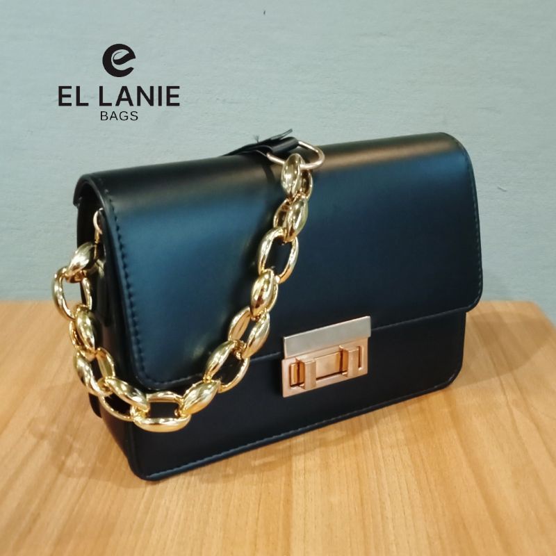 EL LANIE Sling Bag Woman Sparkling Black