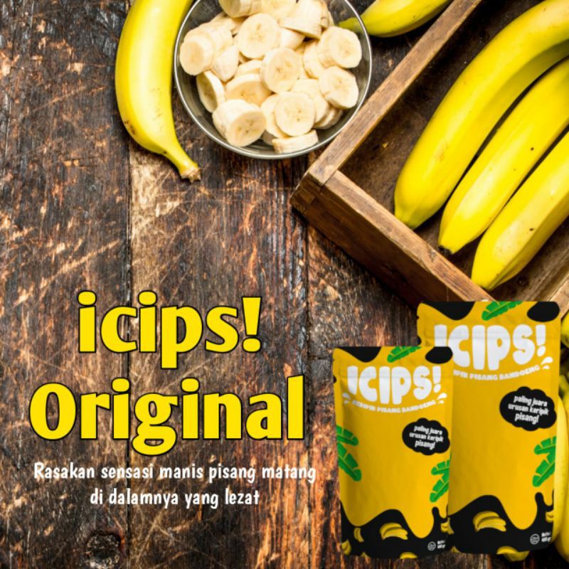 Keripik Pisang Icips Original Shopee Indonesia