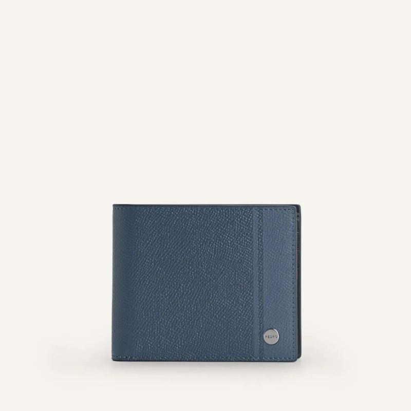 11.11 SALE | PDRO Men Textured Leather Bi-Fold Wallet with Insert