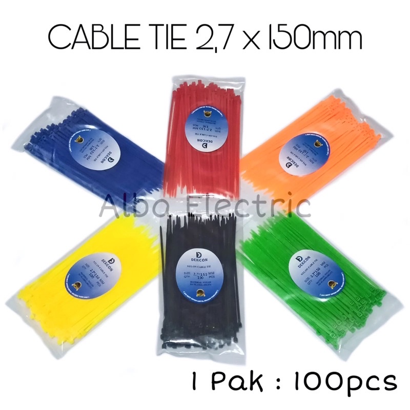 KABEL TIES 2.7 x 150mm WARNA BIRU KABEL TIES 2,7 x 150 WARNA BIRU KABEL TIS WARNA CABLE TIE BLUE COLOR