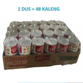 

1 Dus Susu Carnation SKM Susu Krimer Kental Manis 370 Gr Isi 48 Kaleng