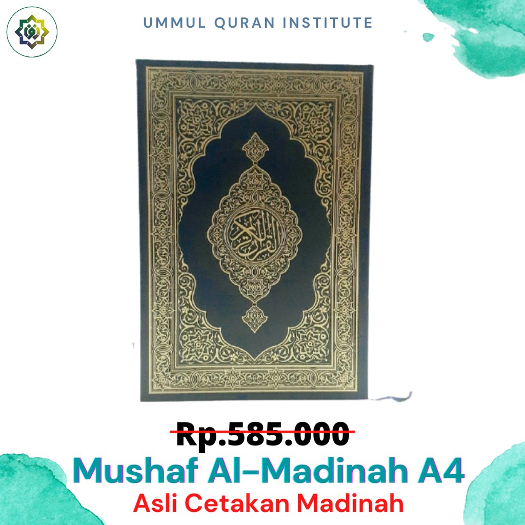 Jual Mushaf Al-Madinah Rasm Ustmani A4 Asli Cetakan Madinah BESAR ...