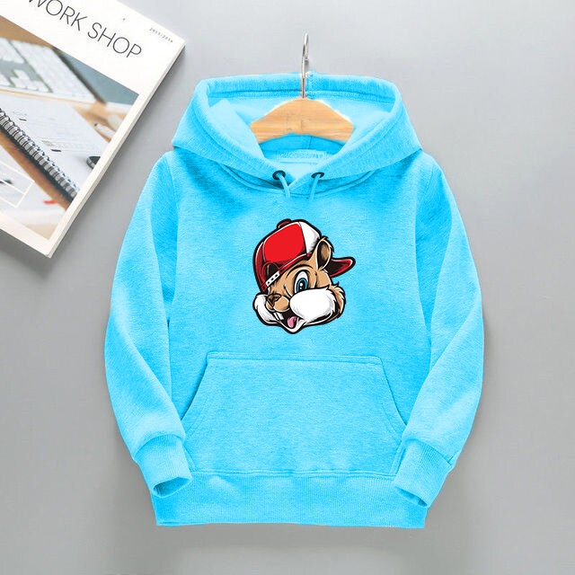 Hoodie anak Chipsmunk hoodie terbaru M-XL