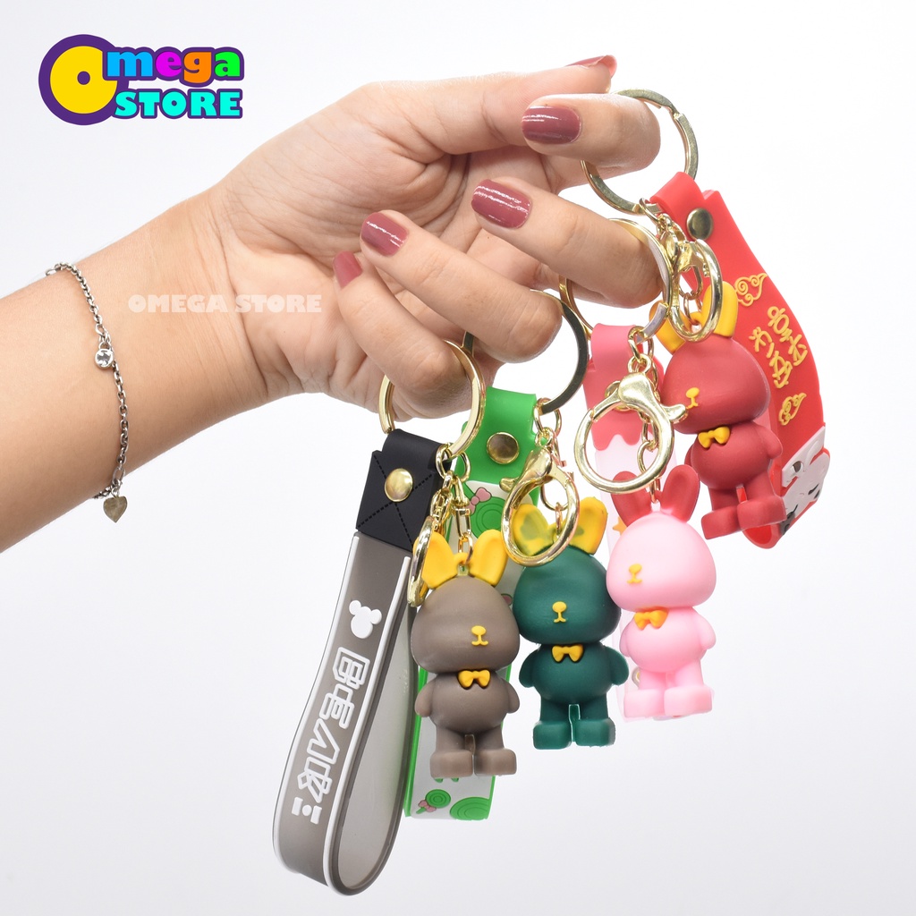 [O&amp;S] Gantungan Kunci Astronot Gantungan Tas Karakter Lucu Import Keychain Kaws-OS258