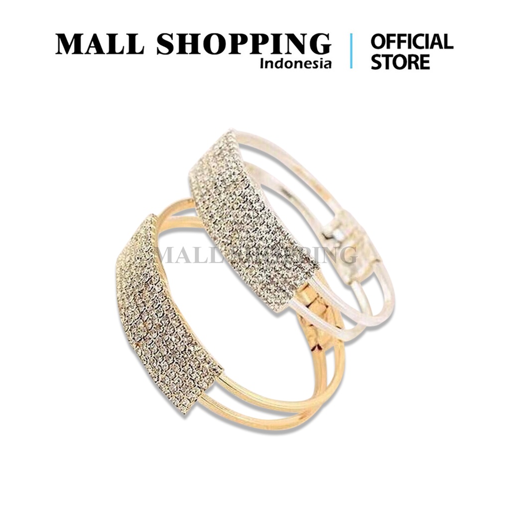 12.12 BIG SALE !! Gelang Fashion Gelang Wanita Gelang Kristal Kilau MALLSHOPPING