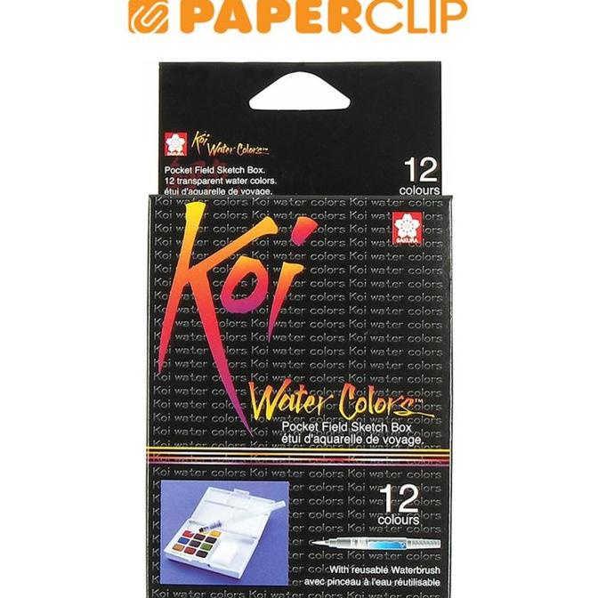 

WATER COLOR SET XNCW12H KOI SAKURA 12 COLOR ---READY---